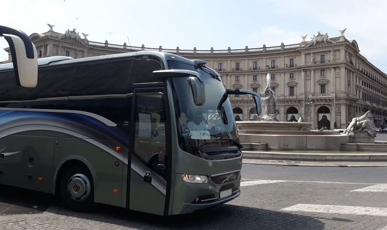 Czech Republic: Buses company in České Budějovice, South Bohemia