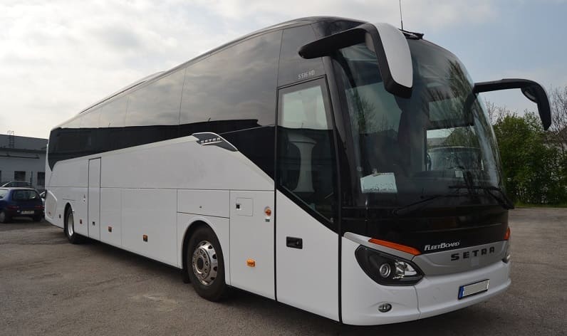 Czech Republic: Buses company in České Budějovice, South Bohemia