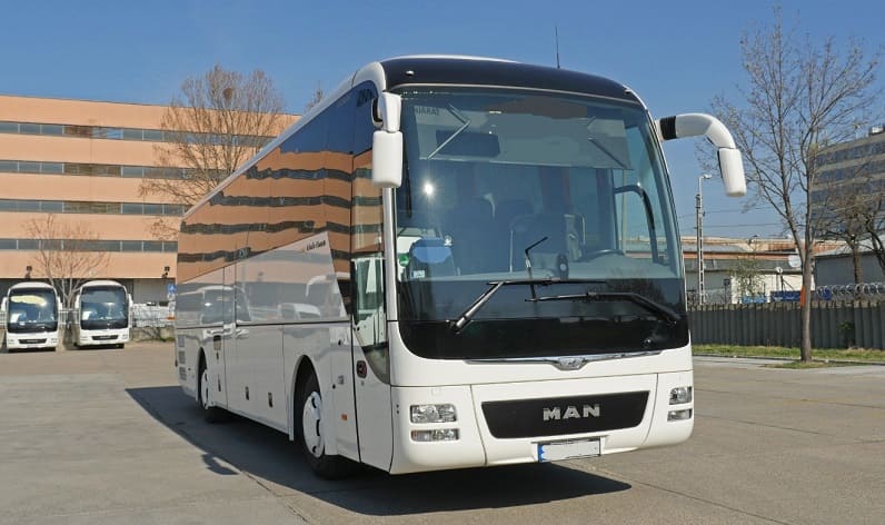 Czech Republic: Buses company in České Budějovice, South Bohemia