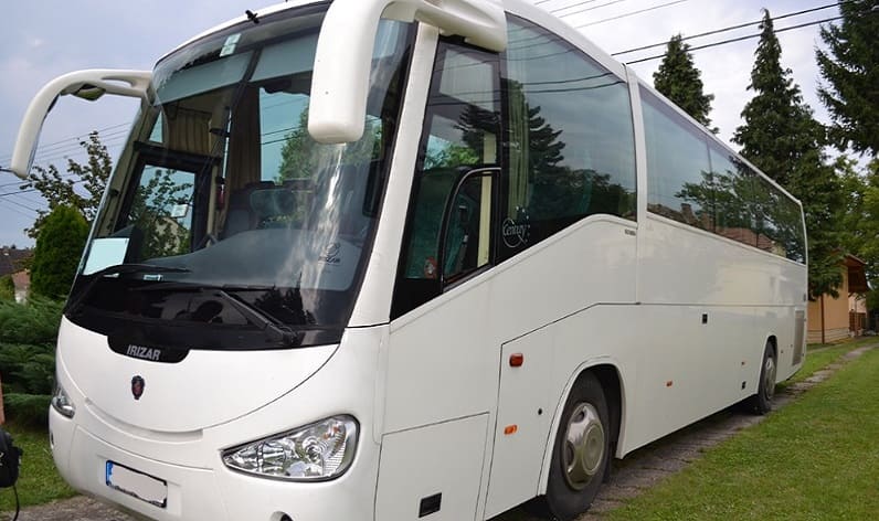 Austria: Bus order in Wieselburg, Lower Austria